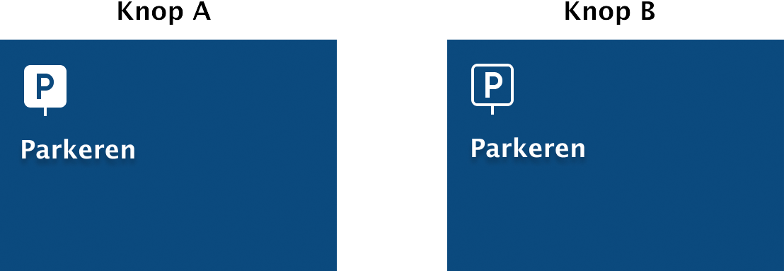 de twee parkeer iconen